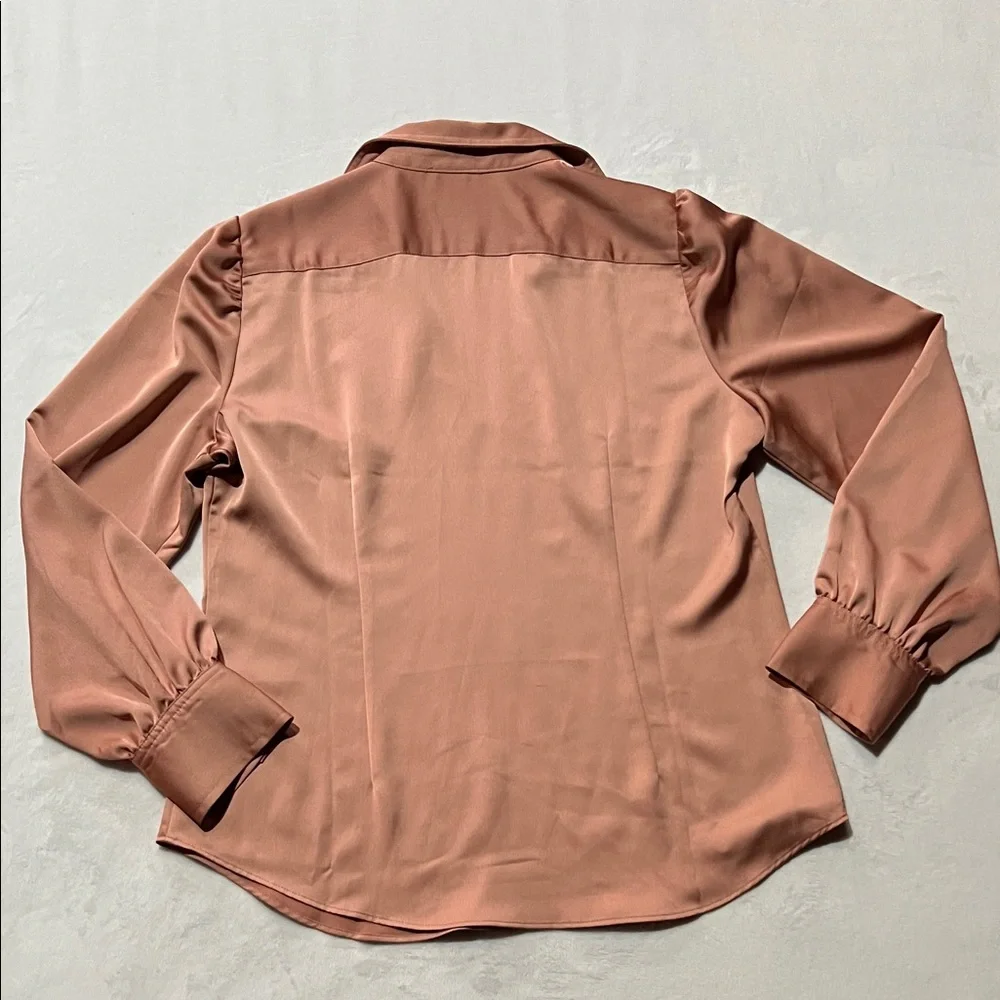 J. Crew Collared Satin Pop over Long-Sleeve elegant minimalist work top edgy